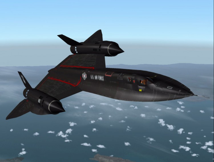 pesawat tempur SR-71 Blackbird